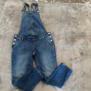 Gap Maternity Overalls Jeans Women's size MEDIUM